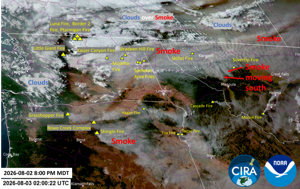 Wildfire smoke air quality update for Missoula County
