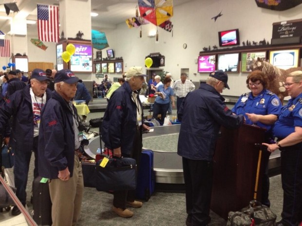 4th Big Sky Honor Flight departs with 84 World War II veterans aboard ...