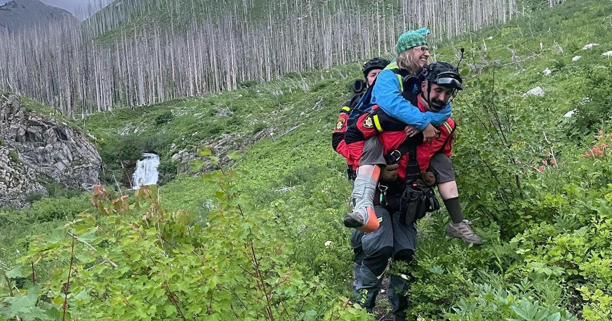 Injured hiker rescued from wilderness by helicopter