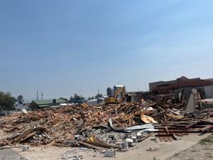 Cannery building demoed to make way for new Stockman Bank building in Hamilton