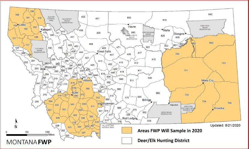 Montana Elk District Map Amid Pandemic, Hunters Must Still Take Precautions To Halt Spread Of  Wildlife Disease | Montana Untamed | Missoulian.com