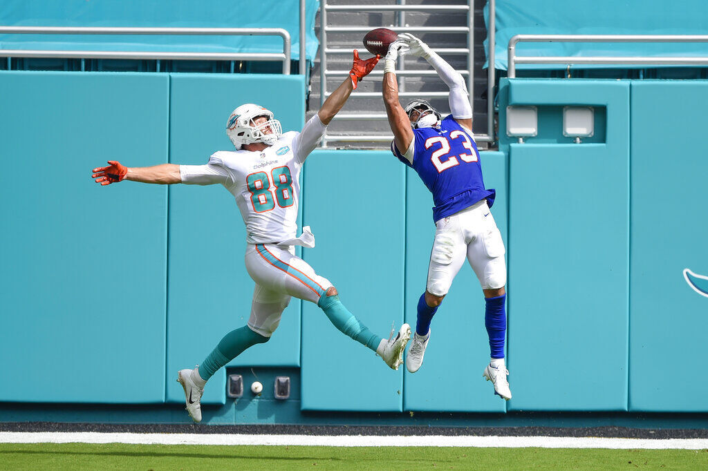 Miami Dolphins 11 Devante Parker Leaping Editorial Stock Photo