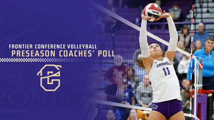 Carroll Volleyball Tabbed Fifth in Preseason Frontier Poll