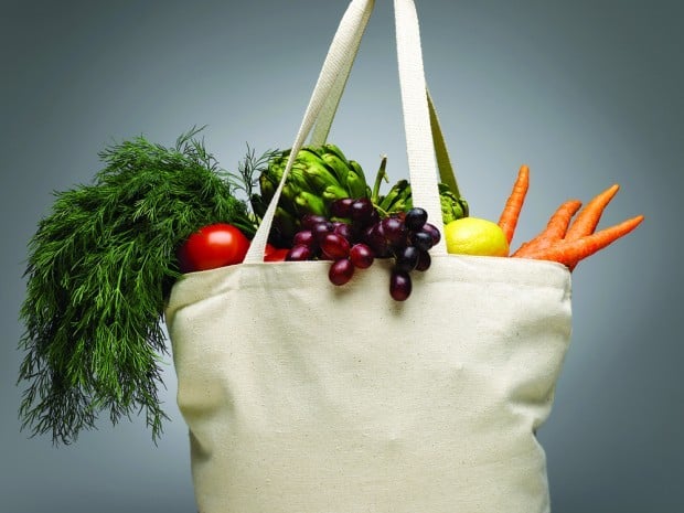 Eco-friendly reusable grocery bags can also carry germs