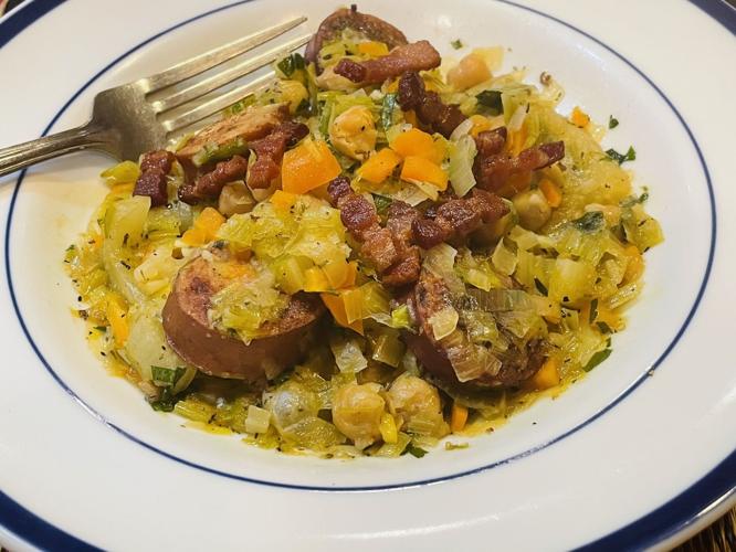 Kielbasa and bacon a satisfying dish to warm you up