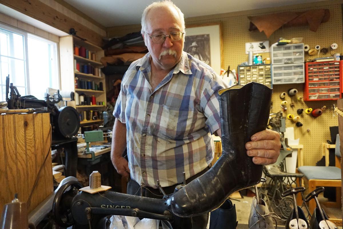 A Mile In His Shoes Former Kalispell Resident Brings Art Of Cobbling To Anaconda Local Business Missoulian Com