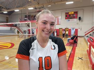 Colgate volleyball commit Emma Ormsby treasures senior leadership role for Billings Senior