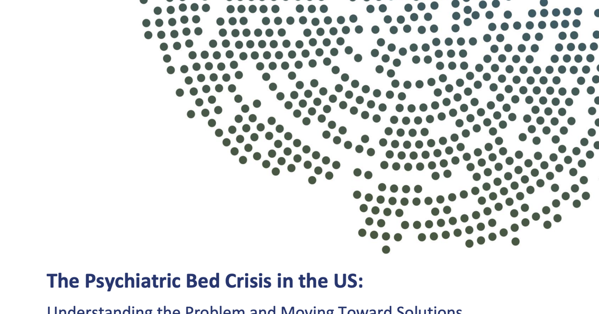 Read the APA study on the dramatic decline of psychiatric beds here
