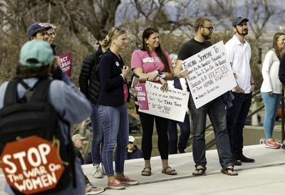 Abortion access rally in Helena