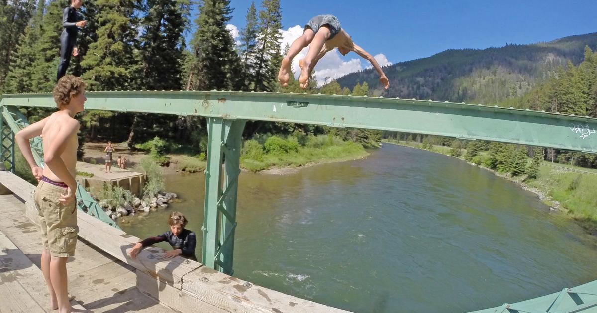 Bridge Springing Course Bridge jumping, a summer tradition