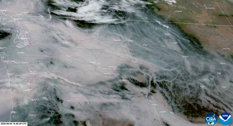 Wildfire Smoke Air Quality Update: August 4, 2026 at 9:15 a.m.