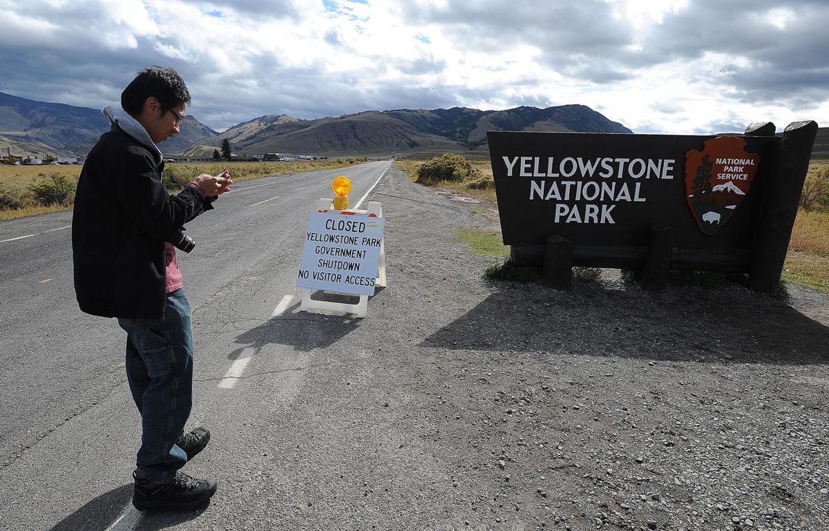 Yellowstone National Park during 2013 government shutdown