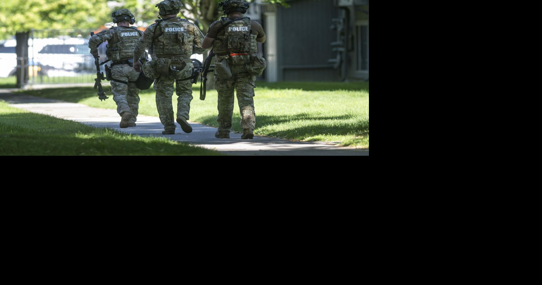 Large law enforcement presence, including SWAT team, near St. Pat's hospital cleared