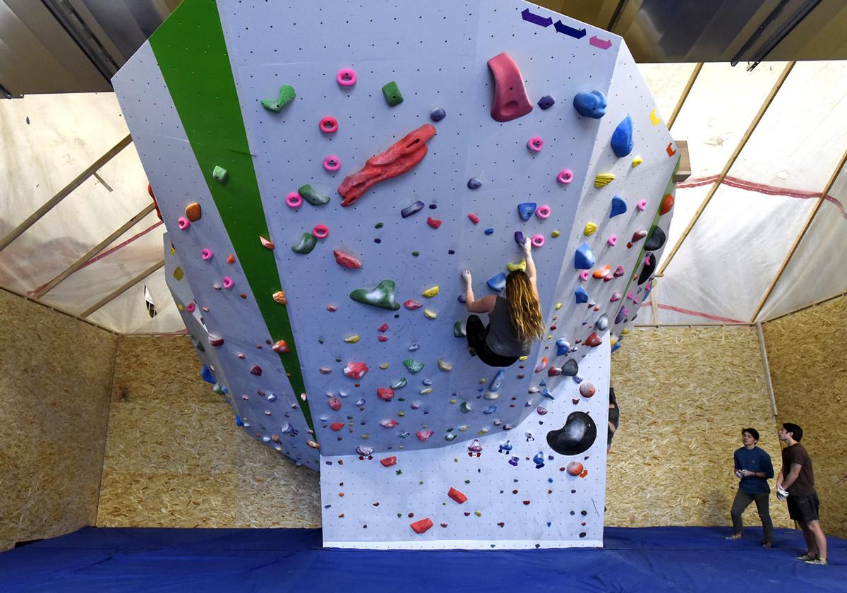 New heights Climbing gym readies bouldering, ropes rooms for winter