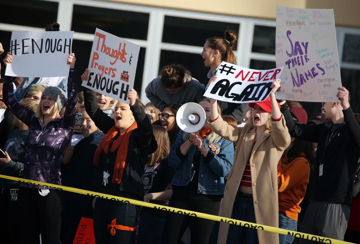 Students protest gun violence