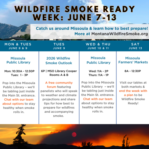 It’s Wildfire Smoke Ready Week! June 8 to 13