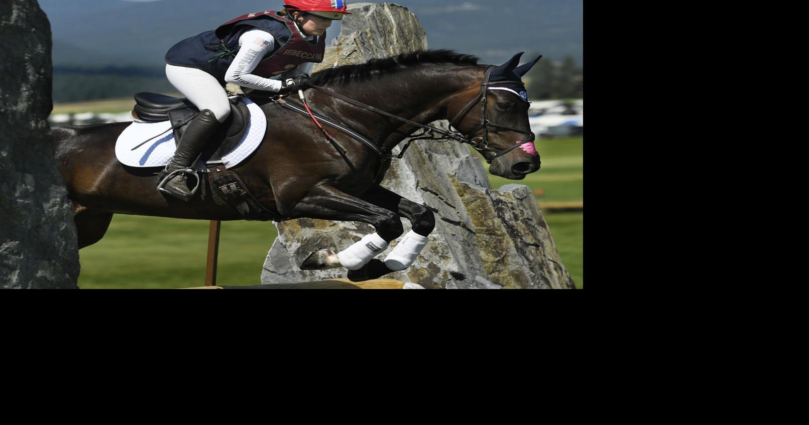 English rider and horse break new ground for Rebecca Farm equestrian ...