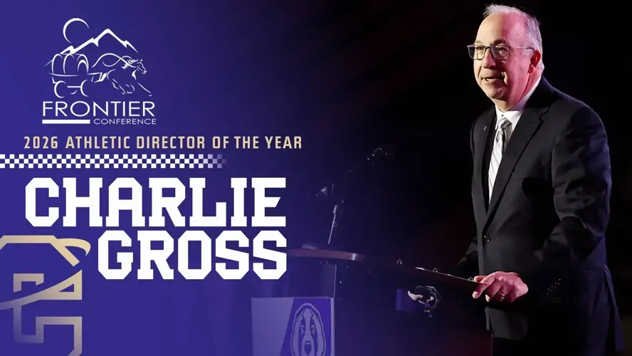 Charlie Gross Named Frontier Conference Athletic Director of the Year