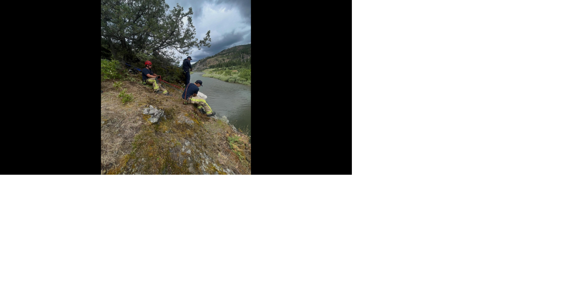 Missoula rural firefighters save person from Blackfoot River