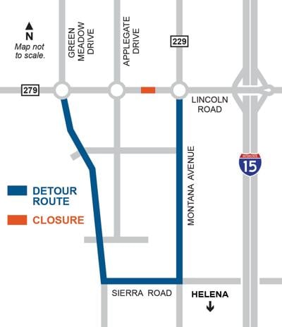 Daytime closure on Lincoln Road August 19 to 21