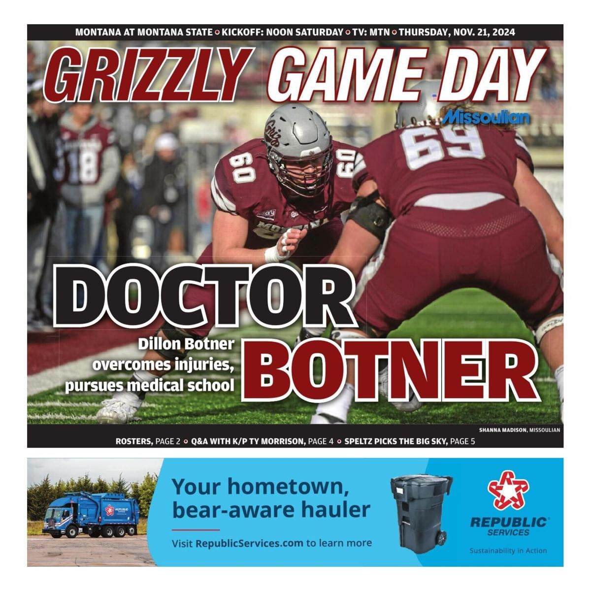 Griz Game Day 11-21-24