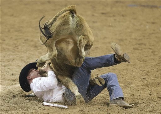 AP Male Athlete of the Year Madison Bumgarner with Trevor Brazile