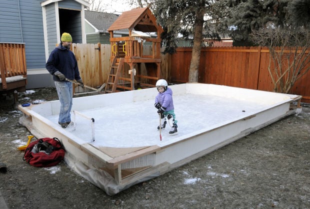 Backyard ice: Homemade skating rinks pop up around ...