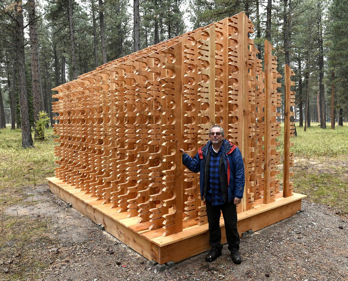 Two interactive, contemplative sculptures open at Lincoln art park