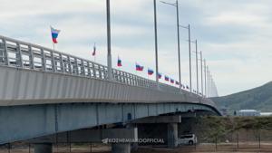 North Korea and Russia open their first road bridge, a symbol of expanding ties