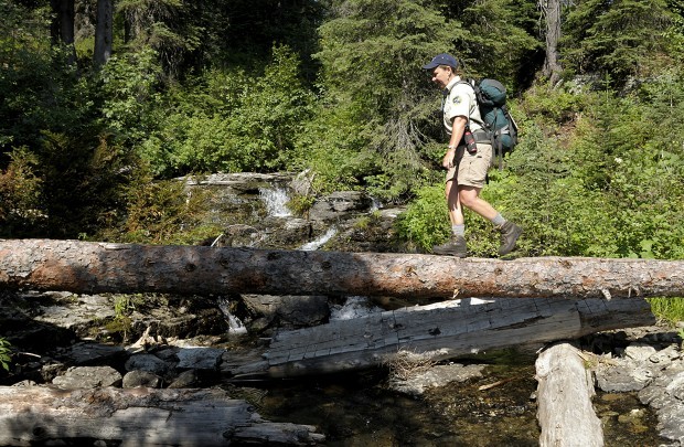 Mission Mountains ranger meets hikers, rehabs trails