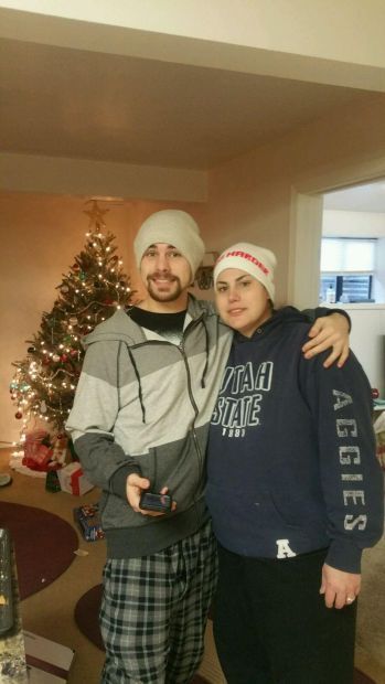 Kaileb Williams with mother