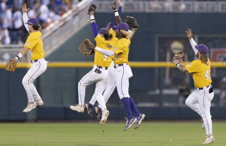 2023 College World Series Baseball Panoramic Picture - LSU Tigers