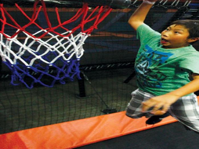 Jump Around Indoor Trampoline Parks Provide Extra Lift To Get Out