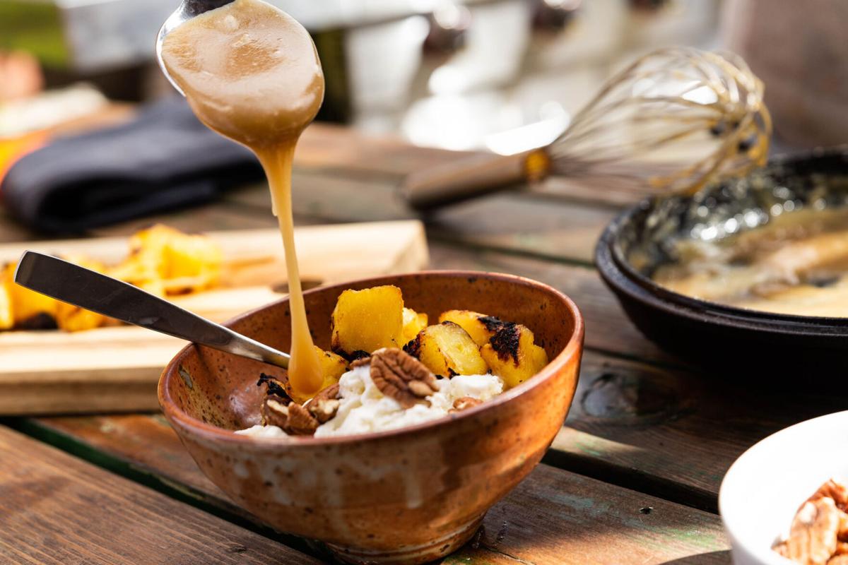 Grilled desserts? Absolutely! This grilled pineapple ...