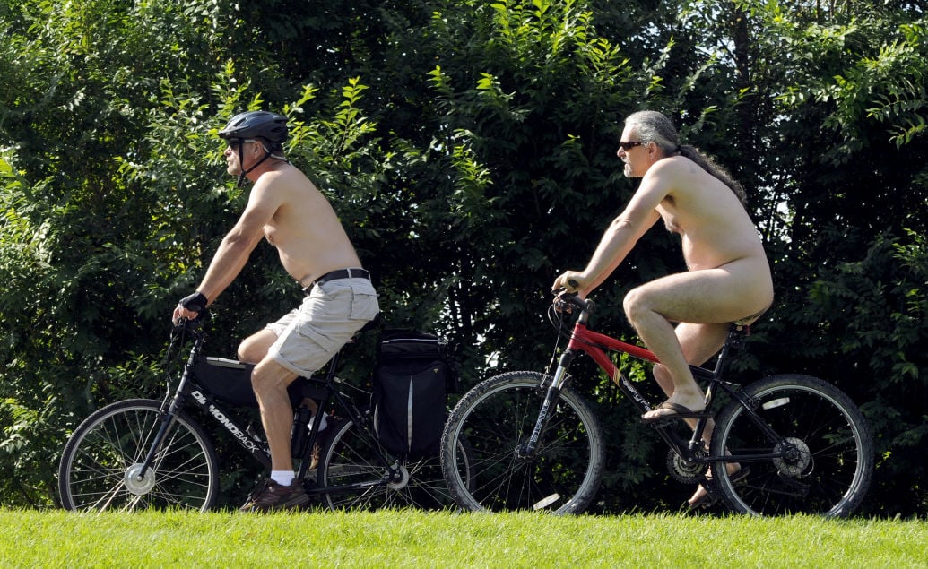 Bare as You Dare naked bike ride
