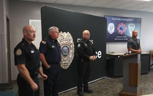 Firefighters who responded to Sunday shooting, blaze had to use dry hydrants