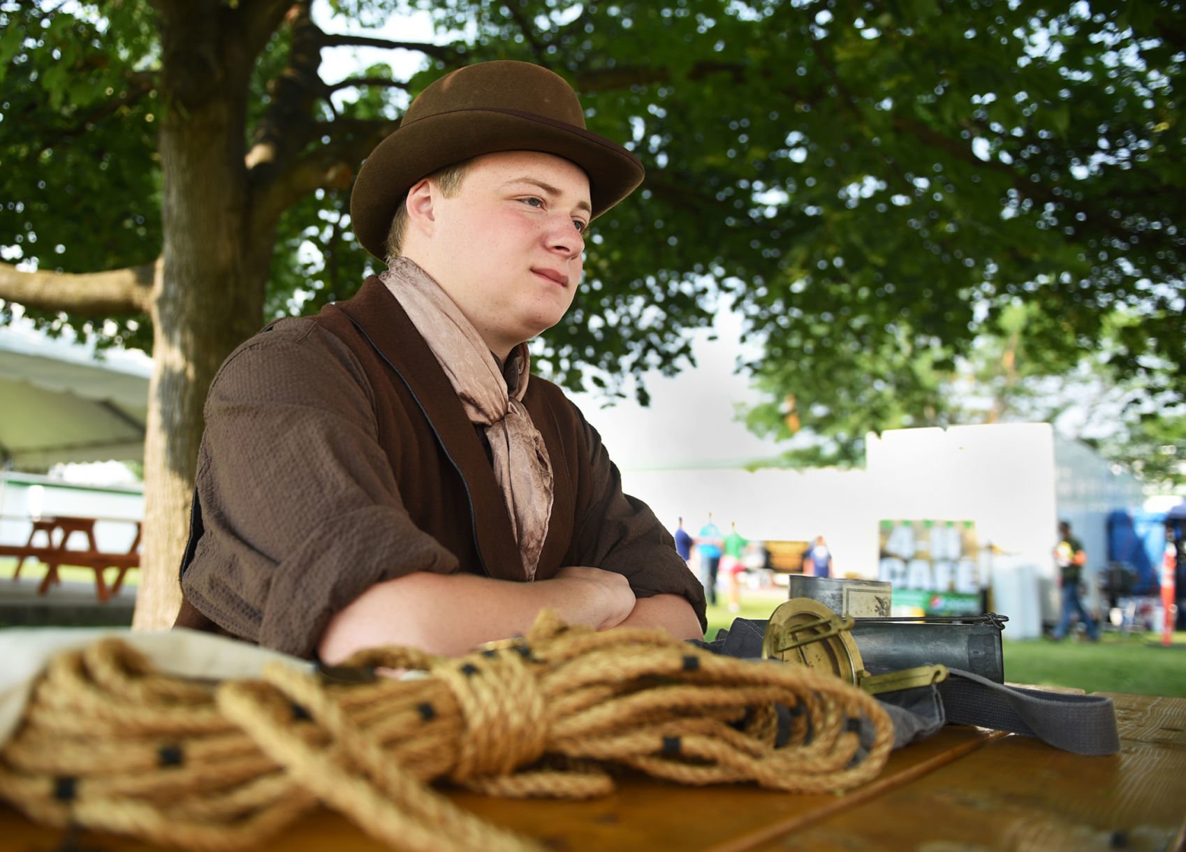 From 2018 to 1860: Parker Hall strikes 4-H gold as history interpreter