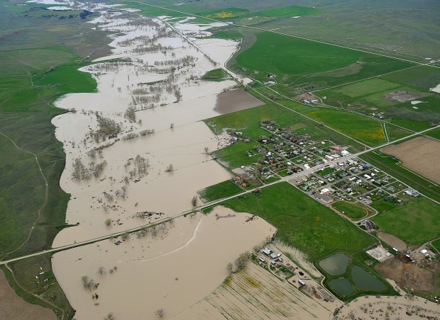 Flooding wipes out bridge in Musselshell County