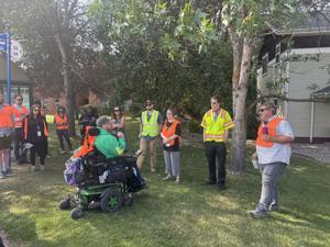 Eagle Watch Estate residents survey accessibility on Missoula's West Broadway