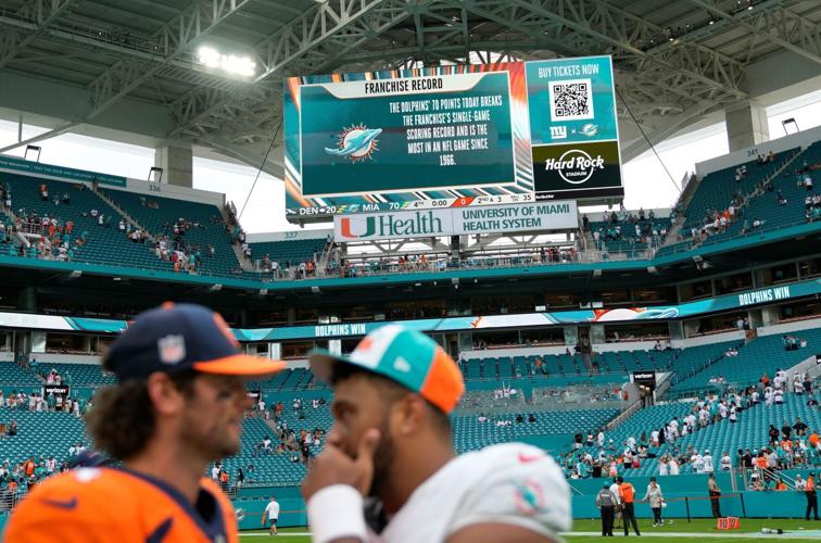 Broncos take historic beatdown in 70-20 loss to Dolphins: “Embarrassing