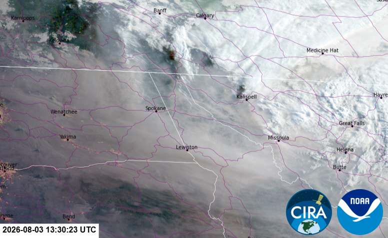 Wildfire Smoke Air Quality Update: August 3, 2026 at 8:10 a.m.