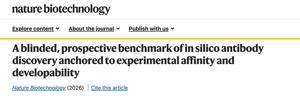 Nature Biotechnology | Aureka Wins the Global Blinded AI Antibody Benchmark: AI Design Surpasses the Best Experimental Result