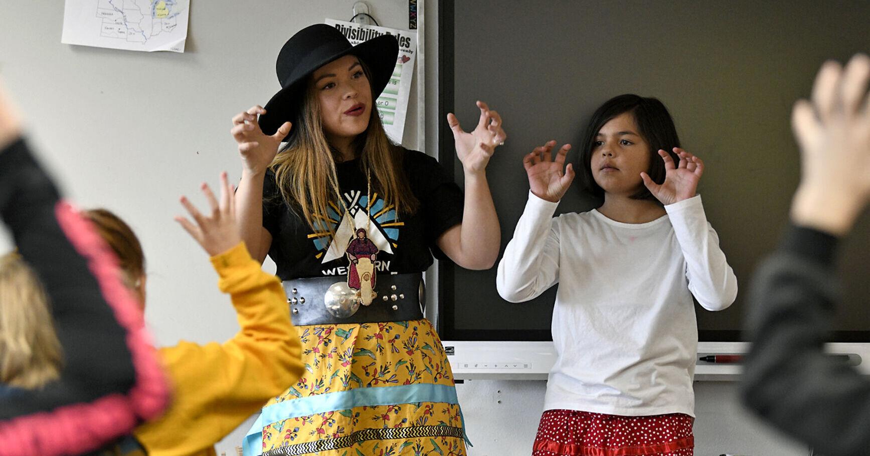 Chief Charlo Students Learn Plains Indian Sign Language From Fluent Chief Charlo Students Learn Plains Indian Sign Language From Fluent