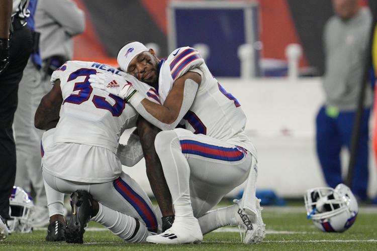 Bills' Hamlin in critical condition after collapse on field