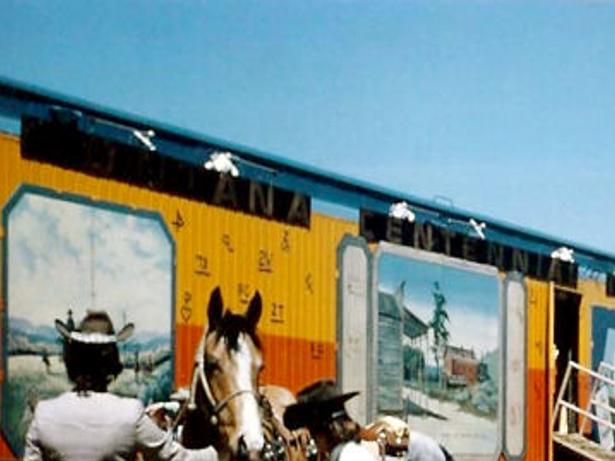 Montana Centennial Train Promoted State For Territory S 100th