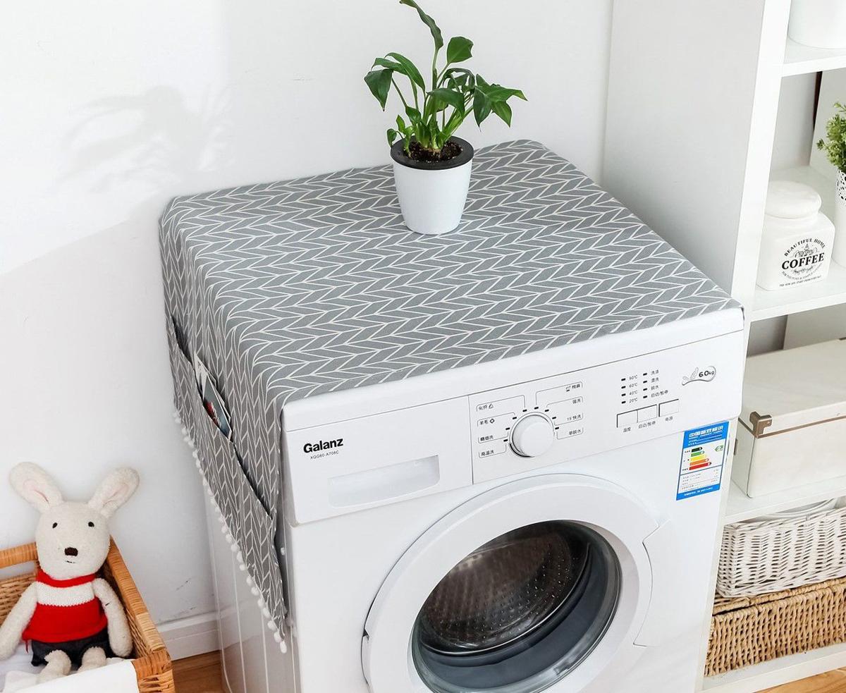 These dust covers are great decorations for your big appliances Home
