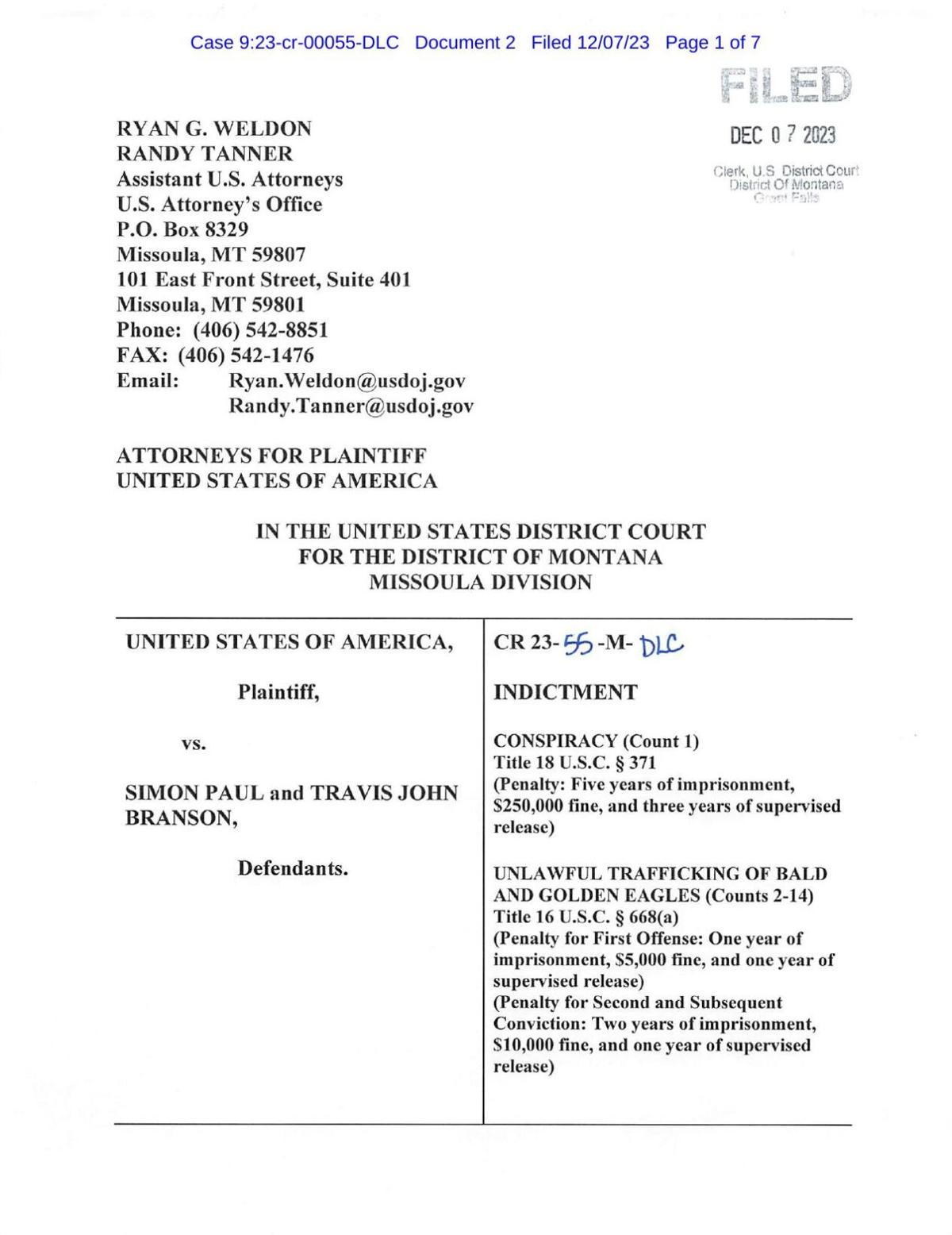 Montana eagle poacher sentenced to 46 months in prison