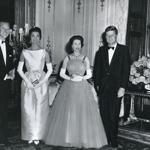 Queen Elizabeth and Jacqueline Kennedy were