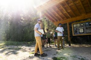 Missoula officials tour trail upgrades allowing access to former Rattlesnake Dam site