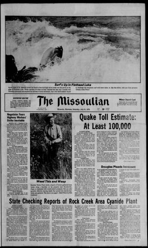 On this day 50, 25 years ago: Over 100K dead in China quakes, osprey nests won't stop Osprey Stadium construction